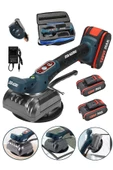 Dragro Alman Pro 128 VF Metal Şanzıman Lithium Çift Akülü Fayans Cam Karo Döşeme Vantuz Makinesi Çantalı - 1