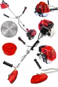 Dragro Alman 20 Hp Yan Tipi Benzinli Motorlu Ot Çalı Tırpanı Çim Biçme Makinesi Tırpan Kırmızı - 2
