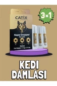 vet advice Kediler Için Dış Derma Parazit Kaşıntı Giderici Tüy Damlası 3x1 ml - 1