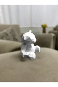 KorPet Desenli Ayıcık Heykel Dekarasyon Hediyelik Süs Eşyası Vitrin thumbnail 3