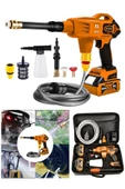Dragro Alman X-Series 999 Vf 20 Ah 100 Bar Kömürsüz Motor Şarjlı Oto Yıkama Makinesi Çift Akülü - 1