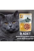 vet advice Miss Kis Premium Pouch Tavuklu Kedi Konservesi 9 ADET 100 gram thumbnail 4