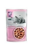 vet advice Miss Kis Premium Pouch Kitten Yavru Kedi Yaş Maması 9 ADET 100 gr tavuklu thumbnail 4