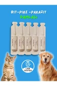 vet advice Kedi Köpek Iç Dış Deri Tüy Bakım Damlası Parazit Bitkisel 5'li Tüp Set - 2