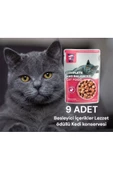 Miss Kis Premium Pouch Sığırlı Kedi Konservesi 9 ADET 100 gr Yaş Mama - 3