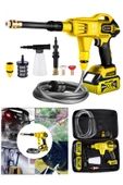 Dragro X-Series 999 Vf 20 Ah 100 Bar Kömürsüz Motor Şarjlı Oto Yıkama Makinesi Çift Akülü - 1
