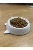 Kedi Köpek Kulak Figürlü Seramik Mama Kabı - 2
