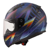 LS2 RAPID 2 OPTIK MAT MAVİ-MOR KASK - 3