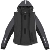 SPIDI HOODIE H2OUT II CEKET SİYAH KIRMIZI - 3