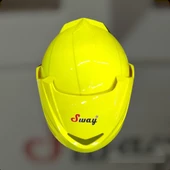 Sway 707 Açık Yarı Camlı Elektrikli Bisiklet Motosiklet Scooter Kaskı M Beden Sarı - 3