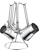 OMS 7034 Çelik Cezve Takımı 4 Parça Silver - 1