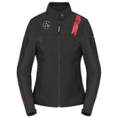 SPIDI CORSA TEX LADY YAZLIK CEKET SİYAH KIRMIZI - 4