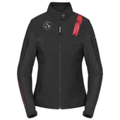 SPIDI CORSA TEX LADY YAZLIK CEKET SİYAH KIRMIZI - 1