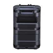 Kablosuz Mikrofonlu FM RGB TWS Çift 8inç Karaoke Bluetooth Taşınabilir Hoparlör GD-904 - 5