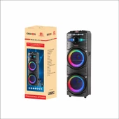 Kablosuz Mikrofonlu FM RGB TWS Çift 12inç Karaoke Bluetooth Hoparlör GD-2016 - 6