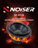 Noiser NS-SPL15 38 Cm Subwoofer Bas 4 Ohm 5000 Watt Max Power 2500 RMS - 1