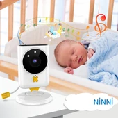 Bebek Monitörü, Kamera ve Sesli, HD Video Bebek Monitörü Ekranlı, Gece Görüşü, Yeni Anneler İçin - 8