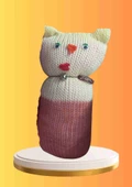 Tıkırık Örgü Yastık Uyku ve Oyun Arkadaşı Minik - 35 cm - 2