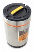 Paslanmaz Çelik Yemek Termos 3 Katlı Sızdırmaz Yemek Termosu Sefer Tası 1,9 Litre - 5