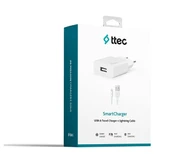 Ttec  SMARTCHARGER SEYAHAT ŞARJI LİGHTNİNG-BEYAZ - 1