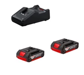 Bosch 18V Başlangıç seti 2x3.0 Ah + GAL 18v-40 - 1