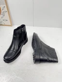 Günlük Erkek Ayakkabı Dışı Hakiki Deri İçi Kürklü Büyük Numara Kaymaz Taban Fermuarlı Kışlık Bot 087 - 4