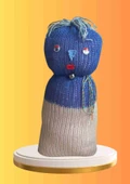 Tıkırık Örgü Yastık Uyku ve Oyun Arkadaşı Poncik - 35 cm - 2