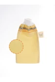 Kelebek Kese Kral Kese SARI Banyo Duş Peeling Eldiveni %100 Floş Ipek - 3