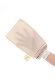 Kelebek Kese Kral Kese EKRU Banyo Duş Peeling Eldiveni %100 Floş Ipek - 1