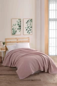 MirCotton Hafif ve Nefes Alabilen Petek Pike %100 Pamuk Tek Kişilik - 1