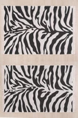 MirCotton Çift Taraflı Pamuklu Modern Desenli Dokuma Kilim Makinede Yıkanabilir - 1