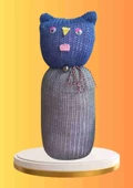 Tıkırık Örgü Yastık Uyku ve Oyun Arkadaşı Cingöz - 45 cm - 2