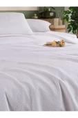 MirCotton Otel Pike Beyaz %100 Pamuk Çift Kişilik - 2