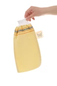 Kelebek Kese Kral Kese SARI Banyo Duş Peeling Eldiveni %100 Floş Ipek - 2