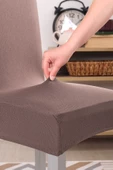 MirCotton Likralı Sandalye Kılıfı BALPETEK * 2 ADET * - 2