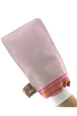 Kelebek Kese Kral Kese PEMBE Banyo Duş Peeling Eldiveni %100 Floş Ipek - 1