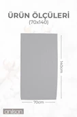 6'lı Gri Banyo Havlusu - 70x140 Cm, 490 Gr, %100pamuk, Spa Ve Otel Havlusu, Günlük Kullanıma Uygun - 3