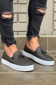 Pabucmarketi Erkek Günlük Spor Klasik Ayakkabı Gri - 1