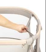 Maxi-Cosi Iora Air Sallanabilen Ahşap Görünümlü Anne Yanı Beşik Beige Eco - 7