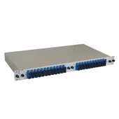Canovate 1U 19” Mekanik Sürgülü Patchpanel SC Dublex (Adaptör-Pigtail-Kaset Yok) 48 Kapasite - 1