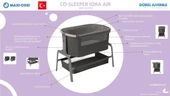 Maxi-Cosi Iora Air Sallanabilen Ahşap Görünümlü Anne Yanı Beşik Beige Eco - 3