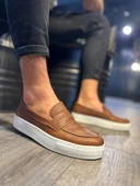 Pabucmarketi Erkek Günlük Klasik Ayakkabı Taba thumbnail 4