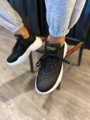 Pabucmarketi Erkek Günlük Ayakkabı Yüksek Taban Kapitone Siyah (Beyaz Taban) thumbnail 5