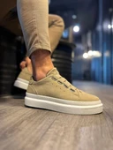 Pabucmarketi Erkek Günlük Ayakkabı Vizon Süet thumbnail 3