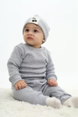 Erkek Bebek 3'lü Takım (Şapka+Alt+Üst) 12128 - 7