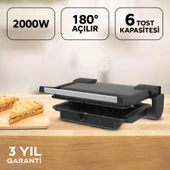KİNG ARTE PLUS K469 TOST MAKİNESİ-SIYAH - 1