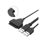 USB 2.0 2.5 3.5 İnç Sata SSD Hdd Hard Disk Dc Güç Çevirici Dönüştürücü Adaptör Kablosu - 5