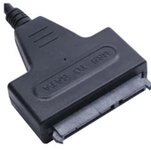 USB 2.0 2.5 3.5 İnç Sata SSD Hdd Hard Disk Dc Güç Çevirici Dönüştürücü Adaptör Kablosu - 2