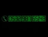 Araç İçi Fosforlu Telefon Plakası thumbnail 4