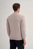Cazador 24KCEEO05615 Gri Melange Erkek 3 İplik Bisiklet Yaka Sweat Hırka - 3